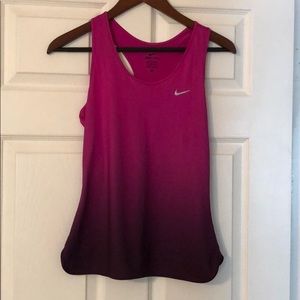 Nike ombre tank top size XS